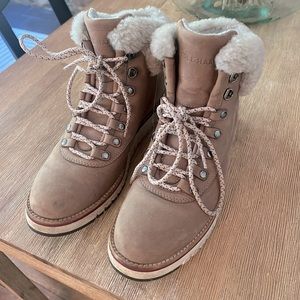 Cole Haan Short Fuzzy Boots